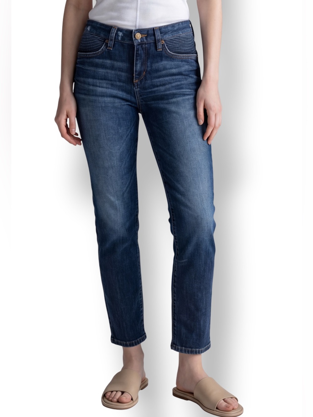 4/$20 Joe’s Jeans Ex-Lover Cropped Straight Jeans Women’s 27 Medium Wash Denim